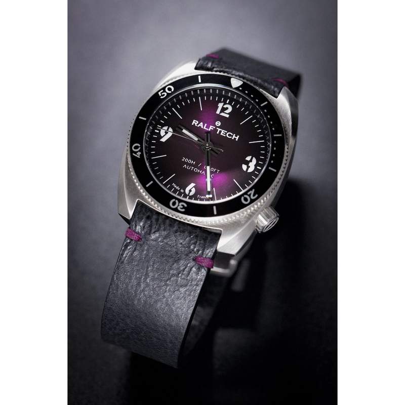 Montre d'occasion RALF TECH WRB Automatic Purple Mood homme automatique bracelet acier - vue D3