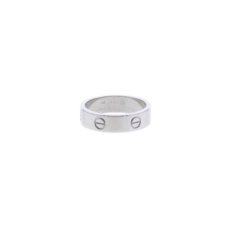 Bague d'occasion CARTIER Love homme or blanc 750/1000 - vue 2