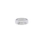 Bague d'occasion CARTIER Love homme or blanc 750/1000 - vue porté 2