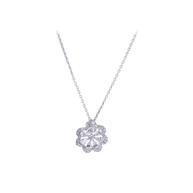 Collier d'occasion CHOPARD Precious Lace Mini Frou-Frou femme or blanc 750/1000 - vue 1
