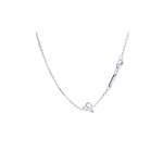 Collier d'occasion CHOPARD Precious Lace Mini Frou-Frou femme or blanc 750/1000 - vue porté 2