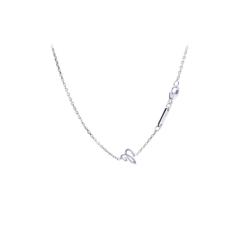 Collier d'occasion CHOPARD Precious Lace Mini Frou-Frou femme or blanc 750/1000 - vue porté 2