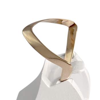 Second-hand 750 yellow gold ring