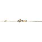 Collier d'occasion or 750 jaune motifs fleurs maille forçat 42 cm - vue 3