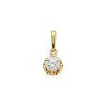 Pendentif d'occasion or 750 jaune diamant - vue 1