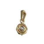 Pendentif d'occasion or 750 jaune diamant - vue 2