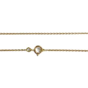 Collier d'occasion or 750 jaune maille forçat perles de culture d'eau douce 45 cm