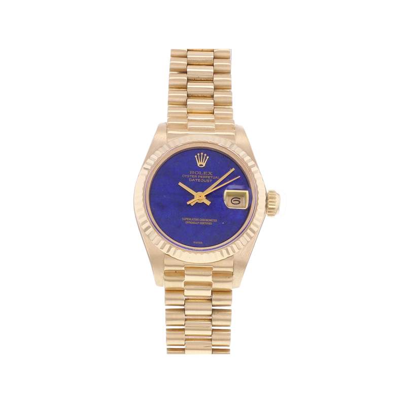 Montre d'occasion ROLEX DateJust Lady femme automatique bracelet or jaune 750/000 - vue 1