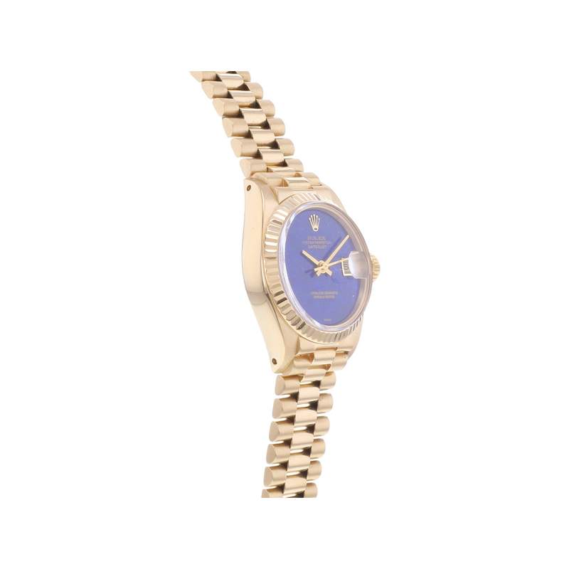 Montre d'occasion ROLEX DateJust Lady femme automatique bracelet or jaune 750/000 - vue 2
