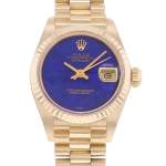 Montre d'occasion ROLEX DateJust Lady femme automatique bracelet or jaune 750/000 - vue D1