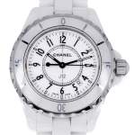 Montre d'occasion CHANEL J12 33 mm femme quartz bracelet céramique - vue D1
