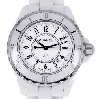 Montre d'occasion CHANEL J12 33 mm femme quartz bracelet céramique