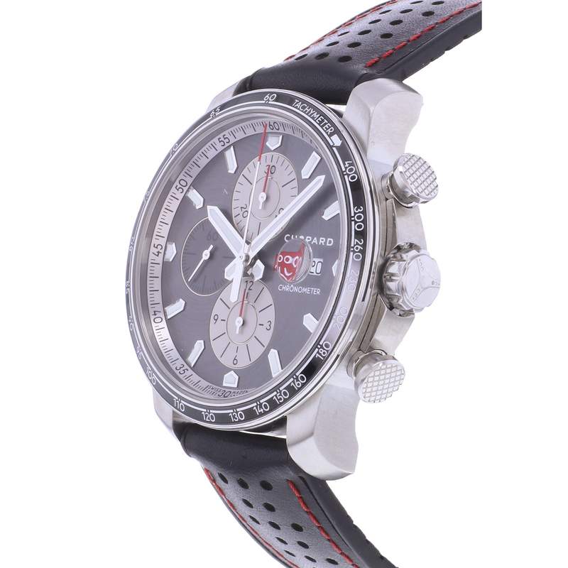 Montre d'occasion CHOPARD Mille Miglia Race Édition homme mouvement automatique certifié (cosc) bracelet caoutchouc - vue D2