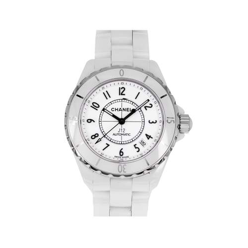 Pre-owned CHANEL J12 38 mm Women's Automatic Watch with Ceramic Strap