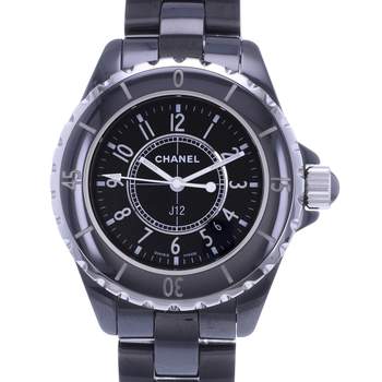 Montre d'occasion CHANEL J12 33 mm Quartz femme quartz bracelet céramique