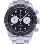 Montre d'occasion TUDOR Black Bay Chrono homme mouvement automatique certifié (cosc) bracelet acier - vue D1