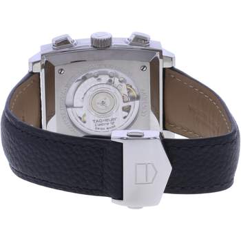 Montre d'occasion TAG HEUER Monaco homme automatique bracelet cuir cresus