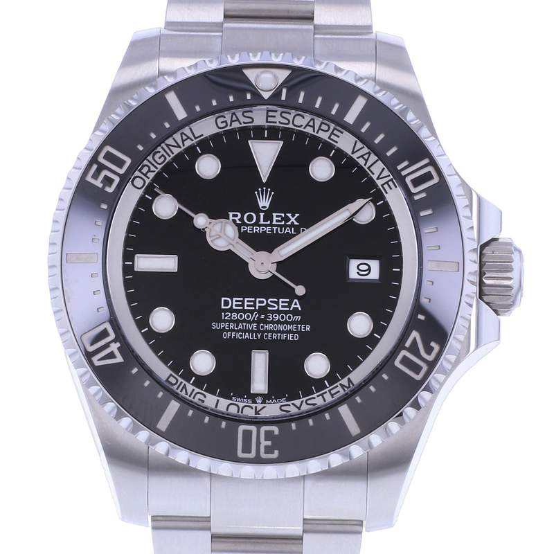 Montre d'occasion ROLEX Sea-Dweller DeepSea homme mouvement automatique certifié (cosc) bracelet acier - vue D1