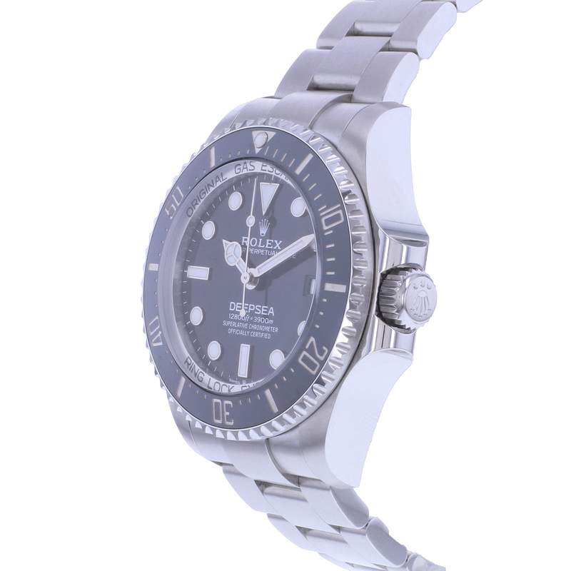 Montre d'occasion ROLEX Sea-Dweller DeepSea homme mouvement automatique certifié (cosc) bracelet acier - vue D2