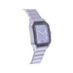 Montre d'occasion CARTIER Santos homme automatique bracelet acier - vue 2