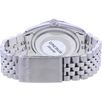 Montre d'occasion ROLEX DateJust 36 mixte mouvement automatique certifié (cosc) bracelet acier