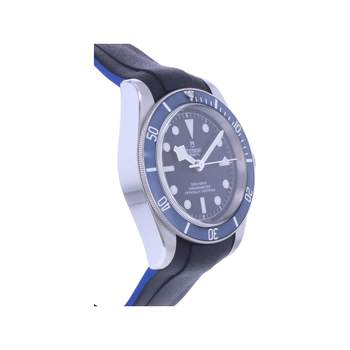 Montre d'occasion TUDOR Black Bay Heritage homme mouvement automatique certifié (cosc) bracelet cuir cresus