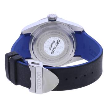 Montre d'occasion TUDOR Black Bay Heritage homme mouvement automatique certifié (cosc) bracelet cuir cresus