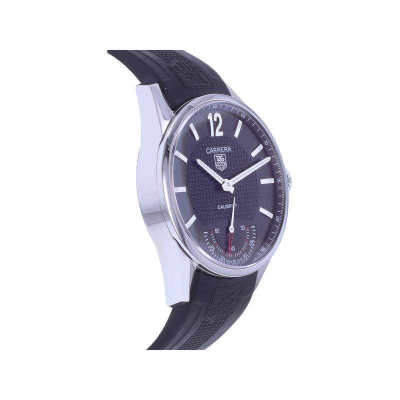 Montre d'occasion TAG HEUER Carrera Calibre 1 homme mécanique bracelet caoutchouc - vue 2