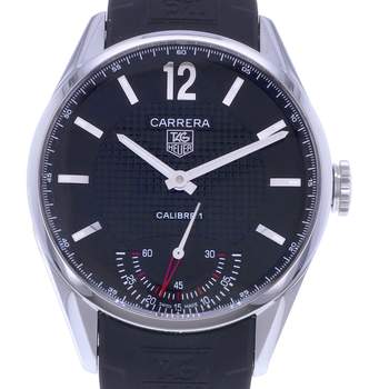Montre d'occasion TAG HEUER Carrera Calibre 1 homme mécanique bracelet caoutchouc