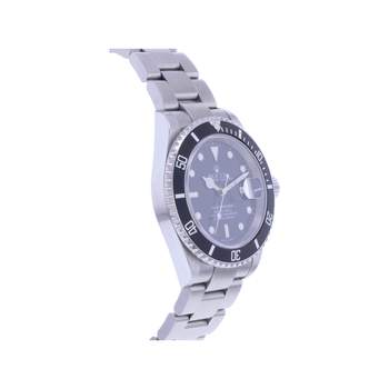 Montre d'occasion ROLEX Submariner Date homme mouvement automatique certifié (cosc) bracelet acier