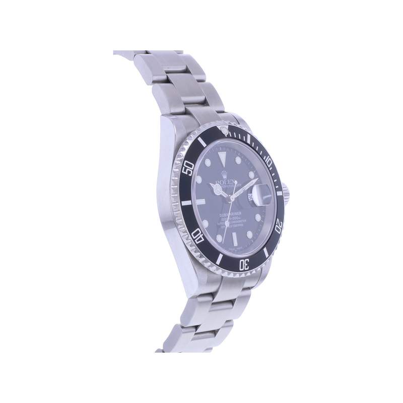 Montre d'occasion ROLEX Submariner Date homme mouvement automatique certifié (cosc) bracelet acier - vue 2