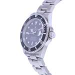 Montre d'occasion ROLEX Submariner Date homme mouvement automatique certifié (cosc) bracelet acier - vue D2