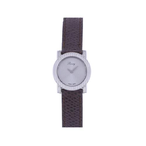 Tweedehands POIRAY Ma Seconde dameshorloge met quartz uurwerk en originele leren band