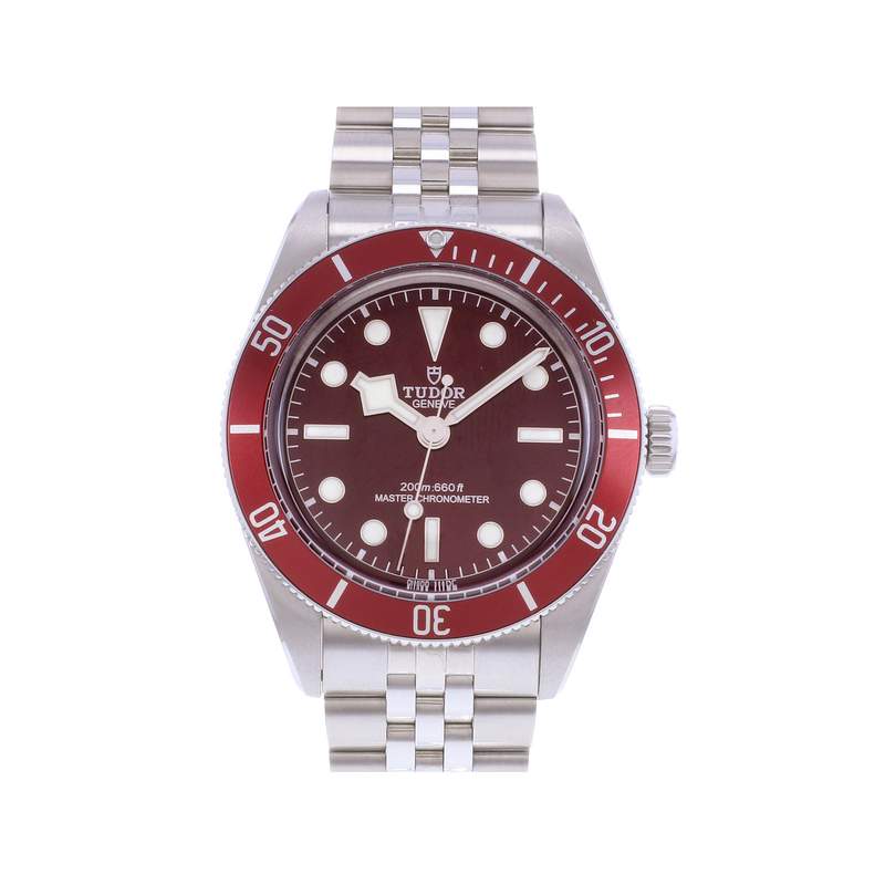 Montre d'occasion TUDOR Black Bay 58 'Burgundy' homme mouvement automatique certifié (cosc) bracelet acier - vue 1
