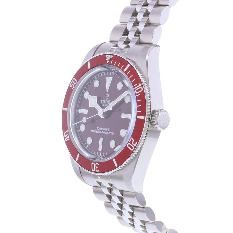 Montre d'occasion TUDOR Black Bay 58 'Burgundy' homme mouvement automatique certifié (cosc) bracelet acier - vue D2