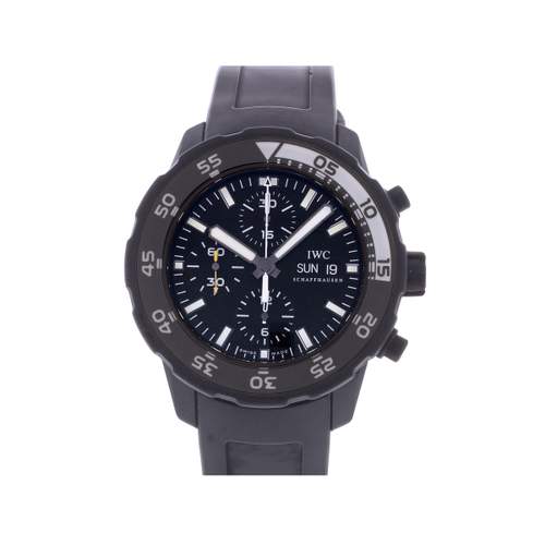 Tweedehands IWC Aquatimer Galapagos Limited Edition herenhorloge, automatisch, met rubberen band