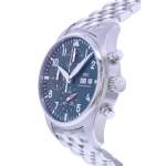 Montre d'occasion IWC Pilot Chronograph homme mouvement automatique certifié (cosc) bracelet acier - vue D2