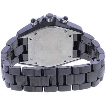 Montre d'occasion CHANEL J12 Chronographe homme mouvement automatique certifié (cosc) bracelet céramique