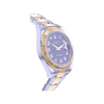 Montre d'occasion ROLEX DateJust II 41 homme mouvement automatique certifié (cosc) bracelet or jaune 750/000 et acier