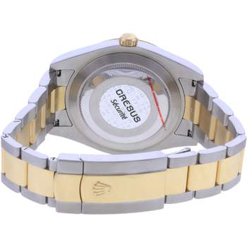Montre d'occasion ROLEX DateJust II 41 homme mouvement automatique certifié (cosc) bracelet or jaune 750/000 et acier