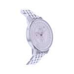 Montre d'occasion BREITLING Montbrillant Datora homme mouvement automatique certifié (cosc) bracelet acier - vue 2