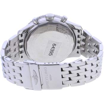 Montre d'occasion BREITLING Montbrillant Datora homme mouvement automatique certifié (cosc) bracelet acier