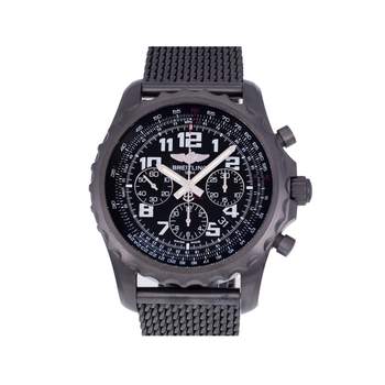 Montre d'occasion BREITLING Chronospace Blacksteel homme mouvement automatique certifié (cosc) bracelet acier et pvd