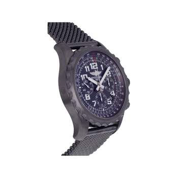 Montre d'occasion BREITLING Chronospace Blacksteel homme mouvement automatique certifié (cosc) bracelet acier et pvd