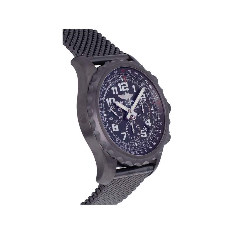 Montre d'occasion BREITLING Chronospace Blacksteel homme mouvement automatique certifié (cosc) bracelet acier et pvd - vue 2
