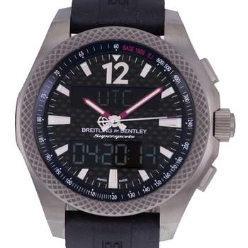 Montre d'occasion BREITLING For Bentley SuperSport homme quartz bracelet caoutchouc