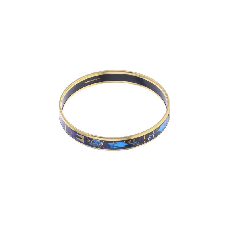 Bracelet d'occasion HERMES Email Moyen Modèle femme plaqué or - vue 1