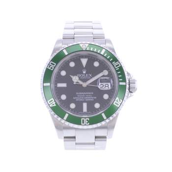 Montre d'occasion ROLEX Submariner Date homme mouvement automatique certifié (cosc) bracelet acier