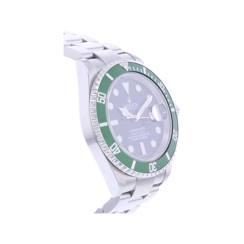 Montre d'occasion ROLEX Submariner Date homme mouvement automatique certifié (cosc) bracelet acier - vue 2