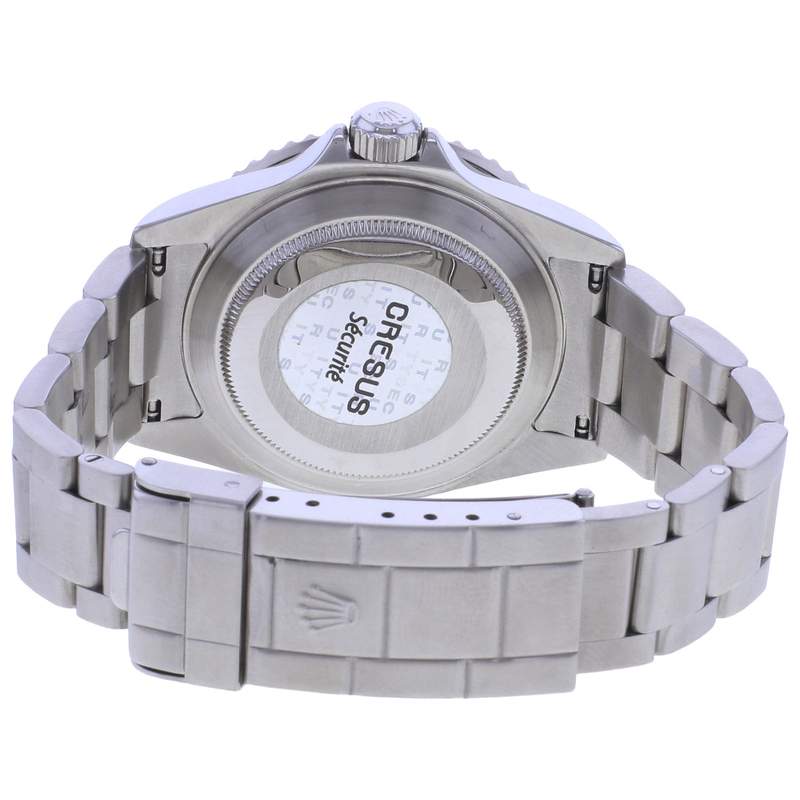 Montre d'occasion ROLEX Submariner Date homme mouvement automatique certifié (cosc) bracelet acier - vue 3